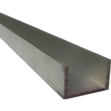 Steelworks 11376 0.25 x 48 in. Aluminium Trim Channel 607549